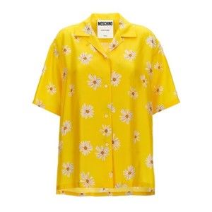 Moschino Margherite Print Silk Shirt - NWT